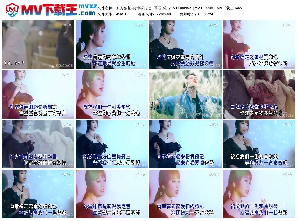 东方依依-向幸福走起_国语_流行_MEC00157